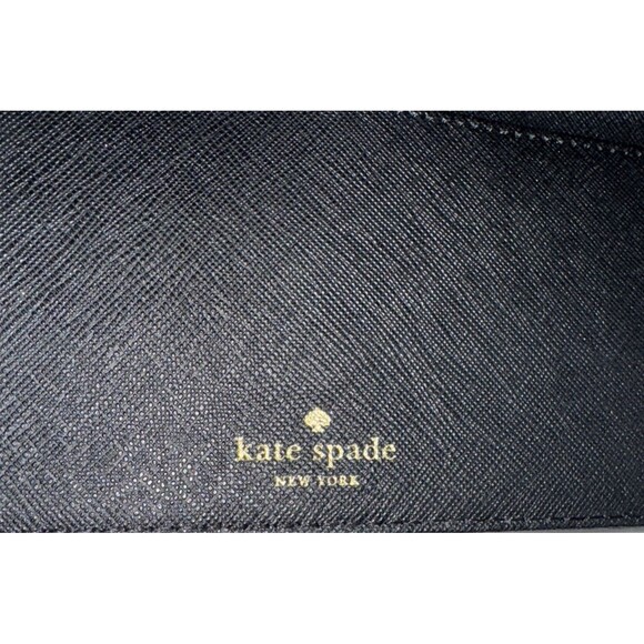 Kate Spade Leather Black Large Wallet $165 - Picture 7 of 9